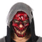 Maske Intensives Rot Totenkopf Halloween