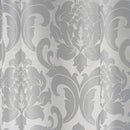 Vorhang DKD Home Decor Gebördelt Grau Polyester (140 x 140 x 270 cm)