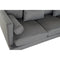 Sofa DKD Home Decor Polyester Dunkelgrau (195 x 85 x 85 cm)