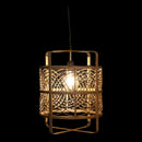 Deckenlampe DKD Home Decor Bambus Rattan (37 x 37 x 46 cm)