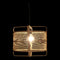 Deckenlampe DKD Home Decor Schwarz Bambus 220 V 50 W (39 x 39 x 35 cm)