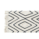 Teppich DKD Home Decor Schwarz Weiß Randbereich (160 x 230 x 1 cm)