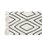 Teppich DKD Home Decor Schwarz Weiß Randbereich (160 x 230 x 1 cm)