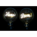 LED-Lampe DKD Home Decor E27 Bernstein 220 V 4 W 160 lm (12,5 x 12,5 x 17 cm)