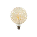 LED-Lampe DKD Home Decor E27 Bernstein 220 V 4 W 450 lm (12 x 12 x 16,5 cm)