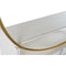 Regal DKD Home Decor Golden Metall Weiß 4 Regale Pappel (160 x 35 x 180 cm)