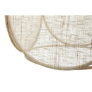 Deckenlampe DKD Home Decor Braun Leinen Bambus 50 W (40,5 x 40,5 x 42,5 cm)