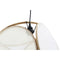 Deckenlampe DKD Home Decor Braun Leinen Creme Bambus 50 W (41 x 39 x 39 cm)