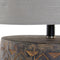 Tischlampe DKD Home Decor Grau Polyester Harz 220 V 50 W (40 x 40 x 70 cm)