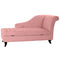Chaise Longue DKD Home Decor Rosa Metall Holz Polyester (165.5 x 69 x 83 cm)