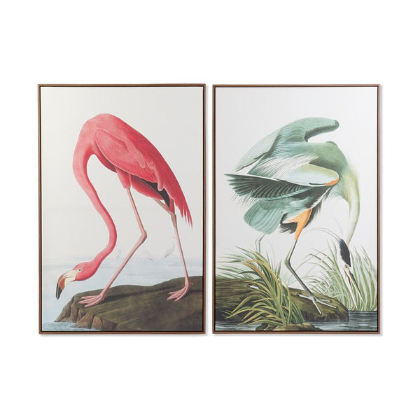 Bild DKD Home Decor Orientalisch Vögel (80 x 4 x 120 cm) (2 Stück)
