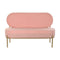 Sofa DKD Home Decor Rosa Metall (120 x 61 x 79 cm)