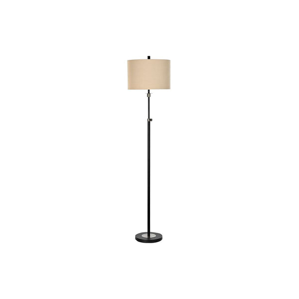 Stehlampe DKD Home Decor Schwarz Beige Metall Polyester Moderne (38 x 38 x 168 cm)