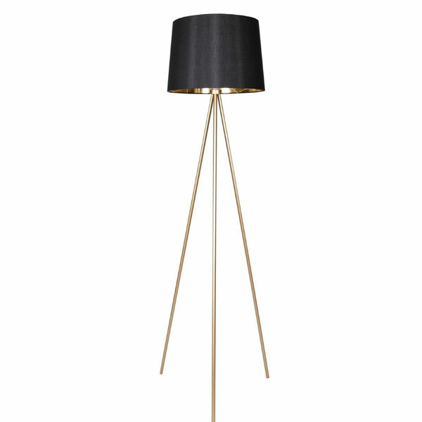 Stehlampe DKD Home Decor Schwarz Golden Metall Polyester 220 V 50 W (41 x 41 x 162 cm)