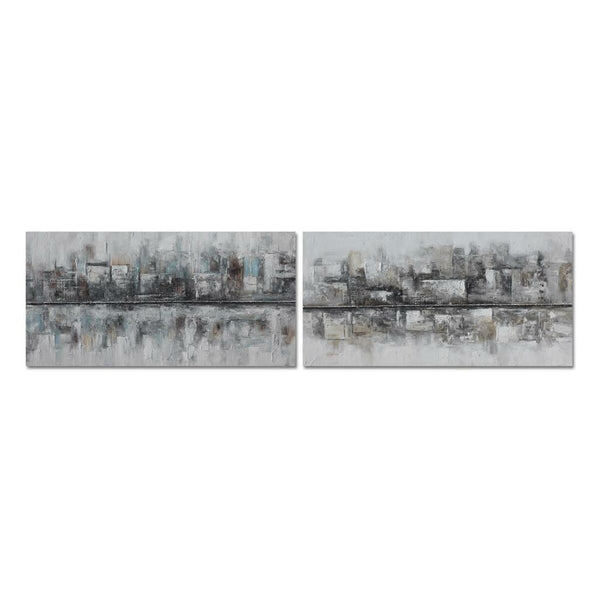Bild DKD Home Decor abstrakt (120 x 2,8 x 60 cm) (2 Stück)