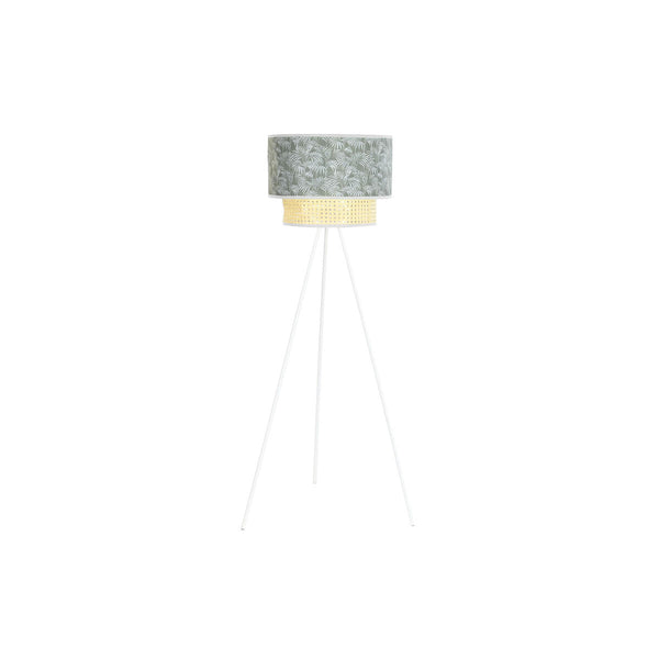 Stehlampe DKD Home Decor Metall Polyester Weiß grün 220 V 50 W (40 x 40 x 129 cm)