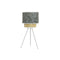 Tischlampe DKD Home Decor natürlich Metall Polyester grün 220 V 50 W (24 x 24 x 54 cm)