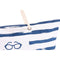 Strandtasche DKD Home Decor Weiß Marineblau (63 x 14 x 42 cm) (2 Stück)