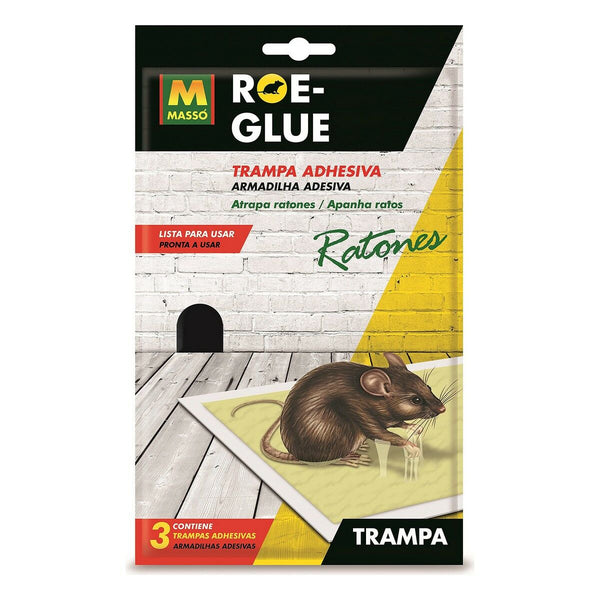 Rattengift Massó Roe-glue Box mit Leimfalle