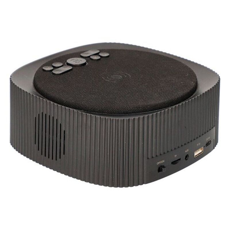 Radiowecker mit kabellosem Ladegerät KSIX TP-8427542105581_BXCQI12N_Vendor Bluetooth 10W Schwarz