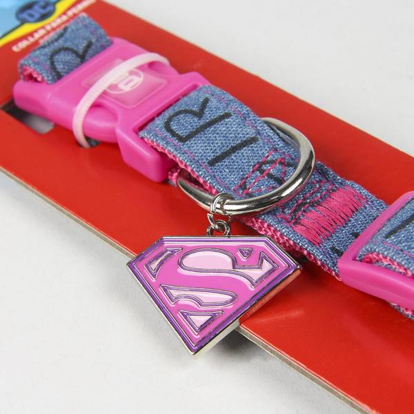Hundehalsband Superman Rosa XS/S