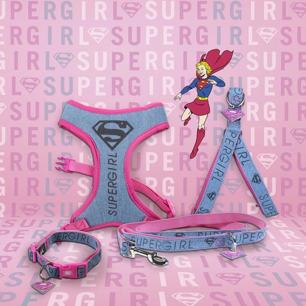 Hundehalsband Superman Rosa XS/S