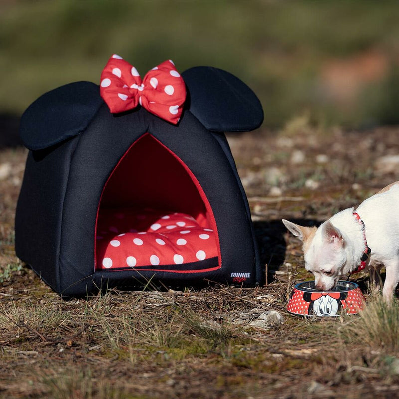 Hundebett Minnie Mouse Schwarz