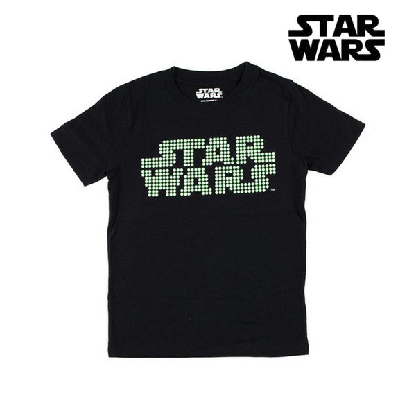 Kurzarm-T-Shirt für Kinder Star Wars schwarz