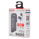 Tragbares Radio Aiwa R22BK Schwarz AM/FM Mini