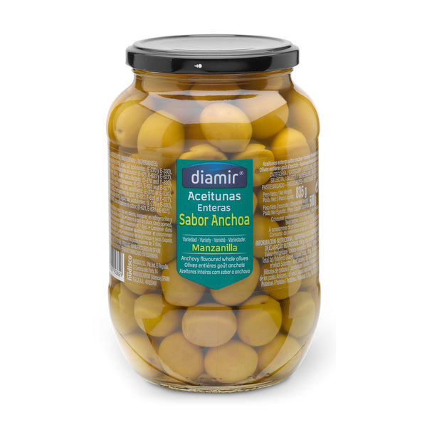 Oliven Diamir Manzanilla Sardellen (850 ml)