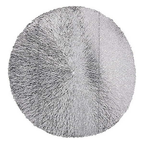 Untersetzer Silberfarben Kunststoff (38 x 0,05 x 38 cm)