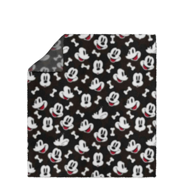 Decke für Haustiere Mickey Mouse Schwarz (100 x 0,5 x 150 cm)