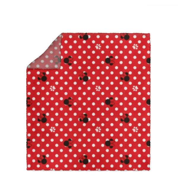 Decke für Haustiere Minnie Mouse Rot (100 x 0,5 x 150 cm)