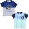 Kurzarm-T-Shirt für Kinder Mickey Mouse Blau 2 Stück