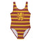 Badeanzug für Mädchen Harry Potter Bunt