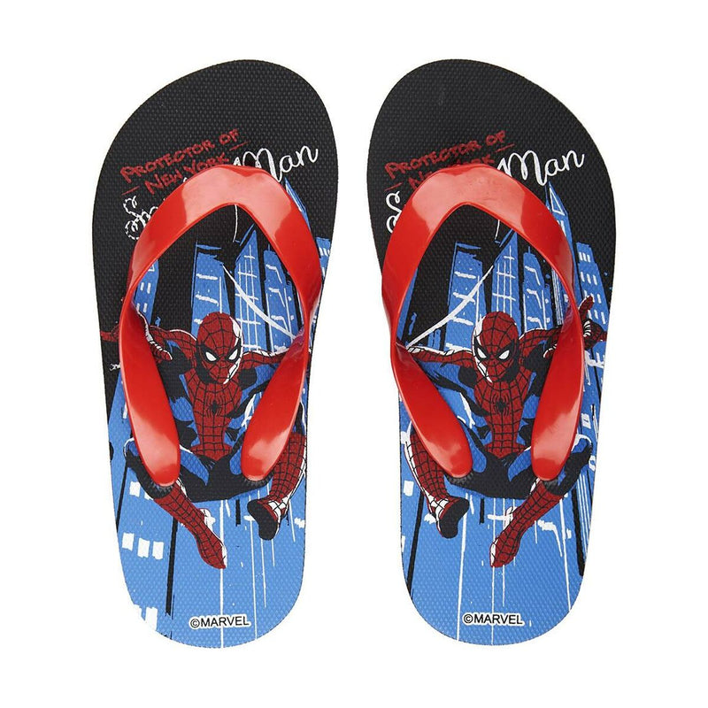 Flip Flops für Kinder Spiderman Blau