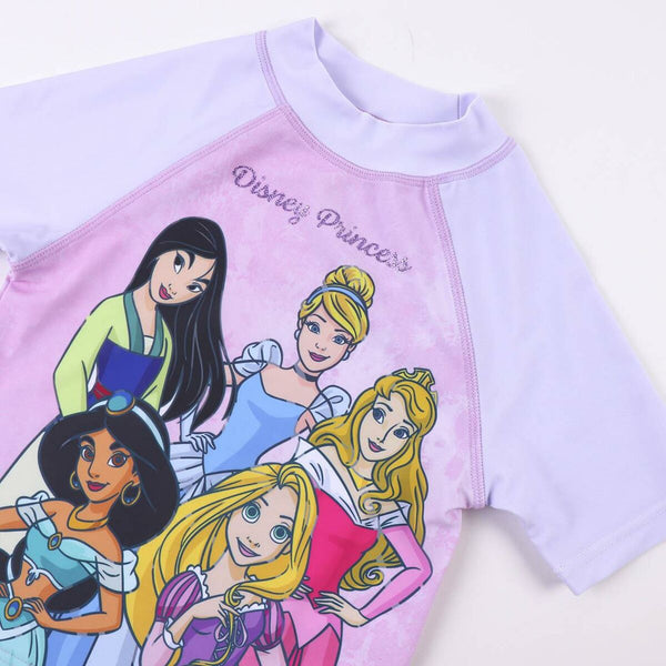 Bade-T-Shirt Princesses Disney Rosa