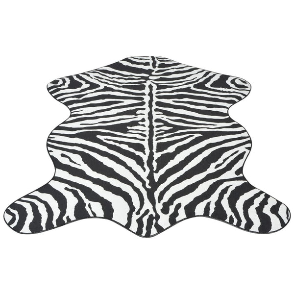vidaXL Teppich Fellimitat Zebra 70 x 110 cm