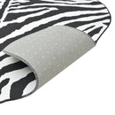 Teppich Fellimitat Zebra 70 x 110 cm