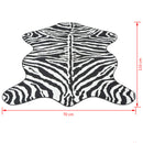 Teppich Fellimitat Zebra 70 x 110 cm