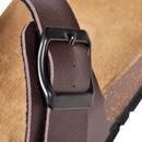 Damen Biokork-Sandale im Flip Flop-Design Braun Größe 37