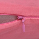 4 Rosa Kissenbezüge Baumwolle 80 x 80 cm