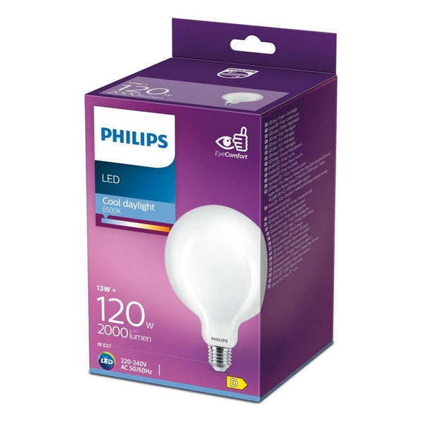 LED-Lampe Philips E27 13 W 2000 Lm (12,4 x 17,7 cm) (6500 K)