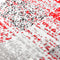 Teppich Grau und Rot 140 x 200 cm PP