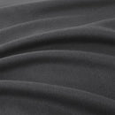 Bettlaken 2 Stk. Polyester-Fleece 200x200 cm Schwarz