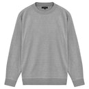 5 Stk. Herren Pullover Sweaters Rundhals Grau M
