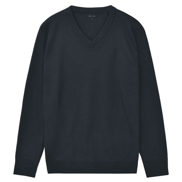 vidaXL 5 Stk. Herren Pullover Sweaters V-Ausschnitt Marineblau M