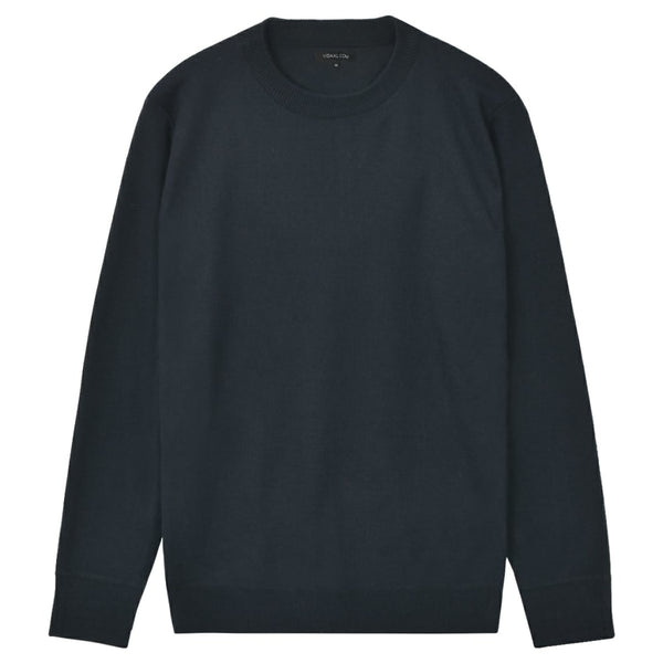 5 Stk. Herren Pullover Sweaters Rundhals Marineblau M