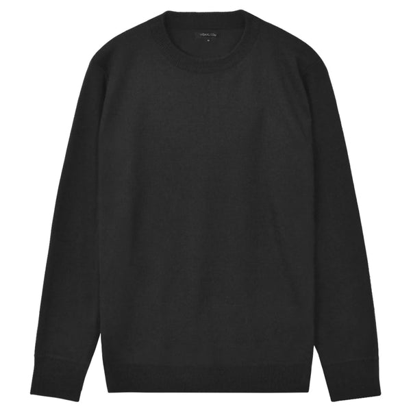 5 Stk. Herren Pullover Sweaters Rundhals Schwarz M