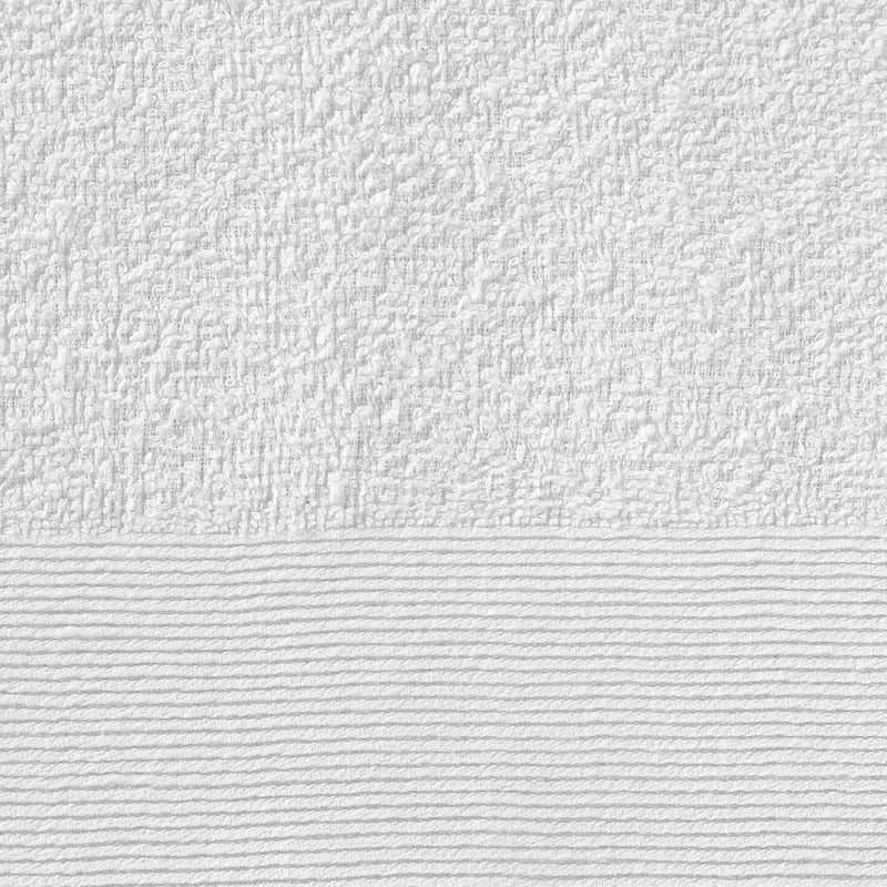 Duschtücher 25 Stk. Baumwolle 350 g/m² 70 x 140 cm Weiß